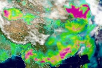 Springtime Aerosols over Eastern Asia
