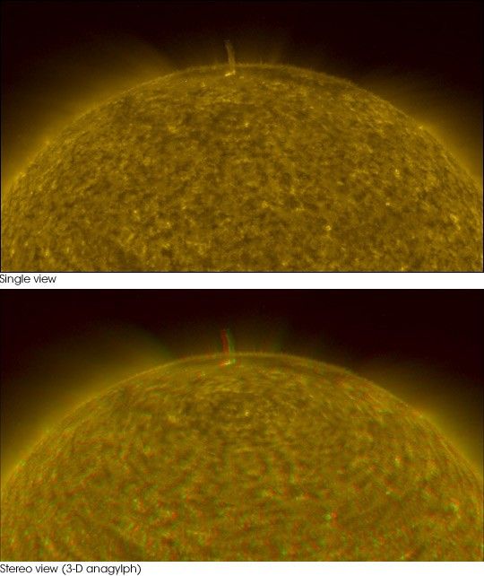 First 3-D Vews of the Sun