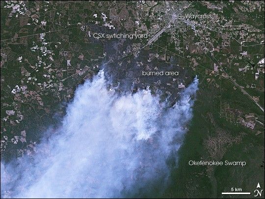 Sweat Farm Road Fire in Georgia - NASA Science