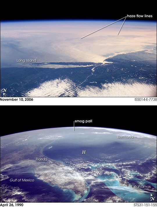 November 2006 Smog Event, U.S. Northeast