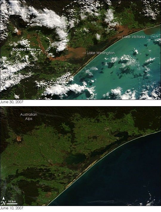 Floods in Southeastern Australia