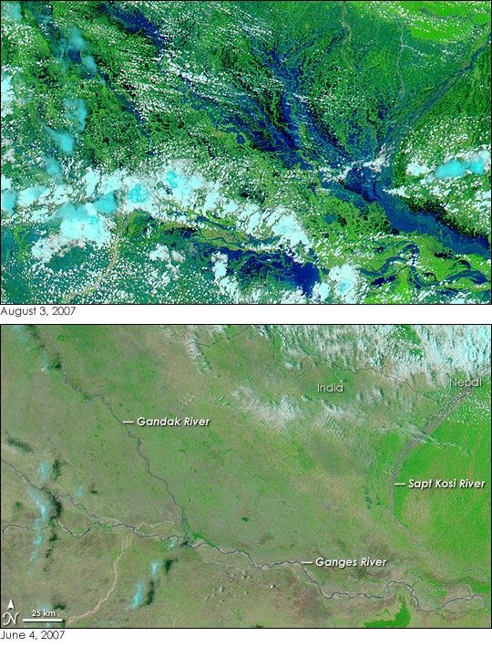 Monsoon Floods Inundate Eastern India