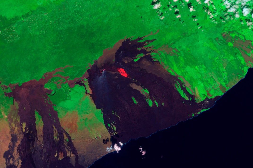 False-color - October 29, 2011