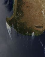 Bushfires in Southwestern Australia