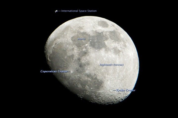 Two Earth Satellites Viewed From Houston - NASA Science