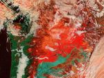 False color - January 23, 2012