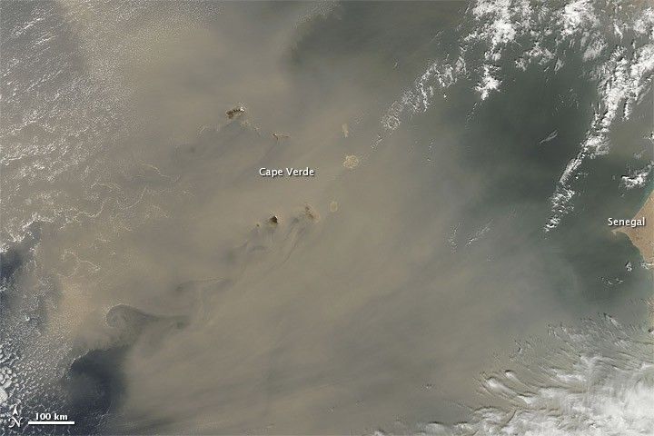 Dust off Western Africa