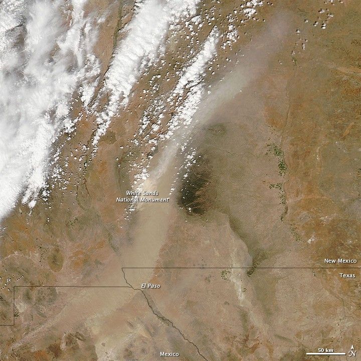 
			Dust Storm in New Mexico - NASA Science			