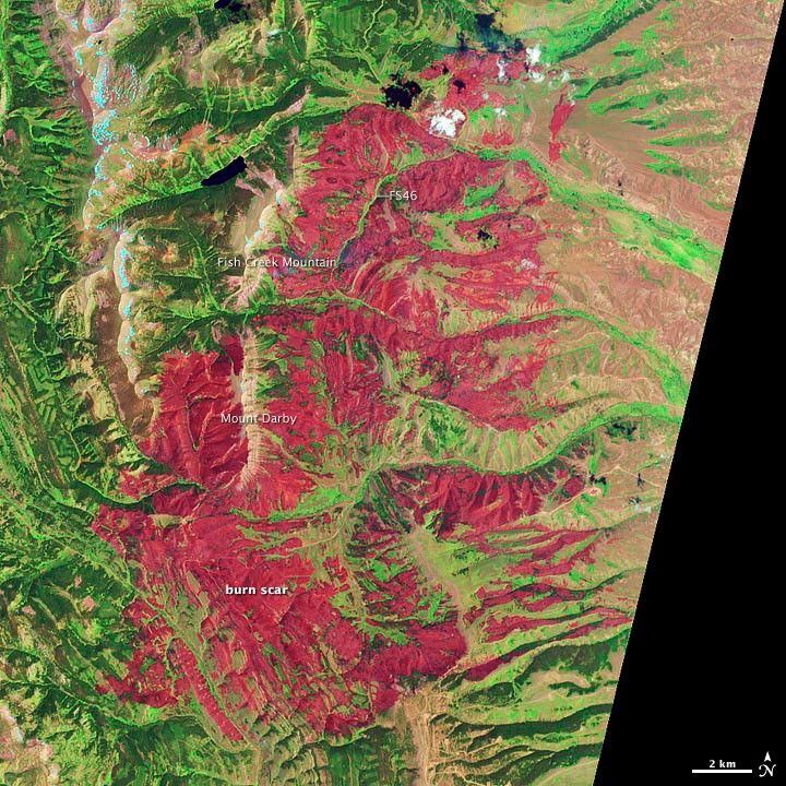 false color - July 4, 2012