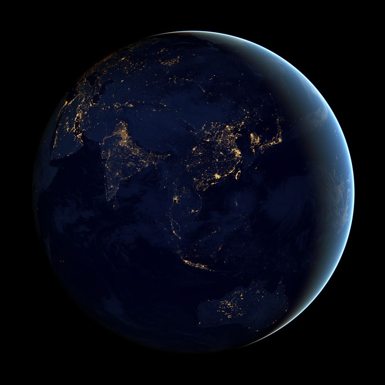 City Lights of Asia and Australia - NASA Science