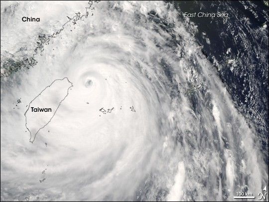 
			Super Typhoon Wipha - NASA Science			