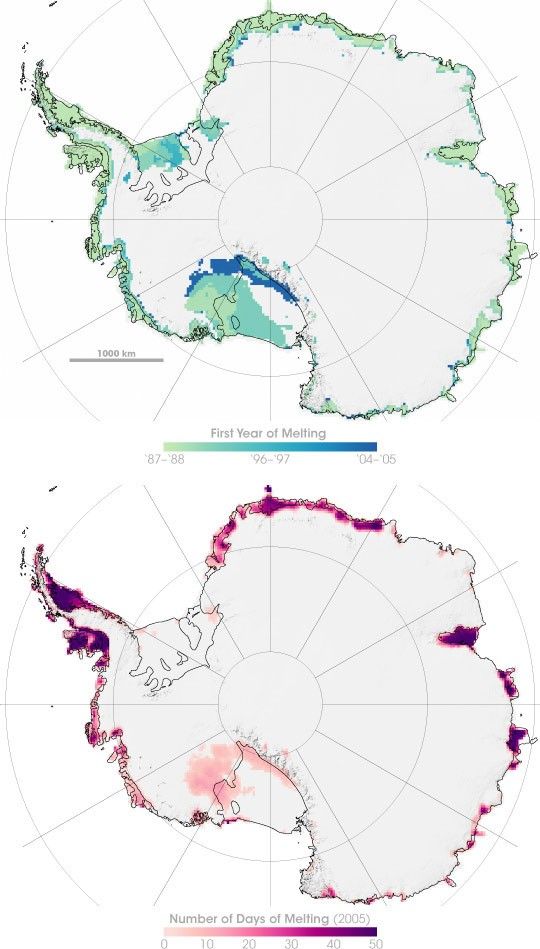 Melting Ice in Antarctica