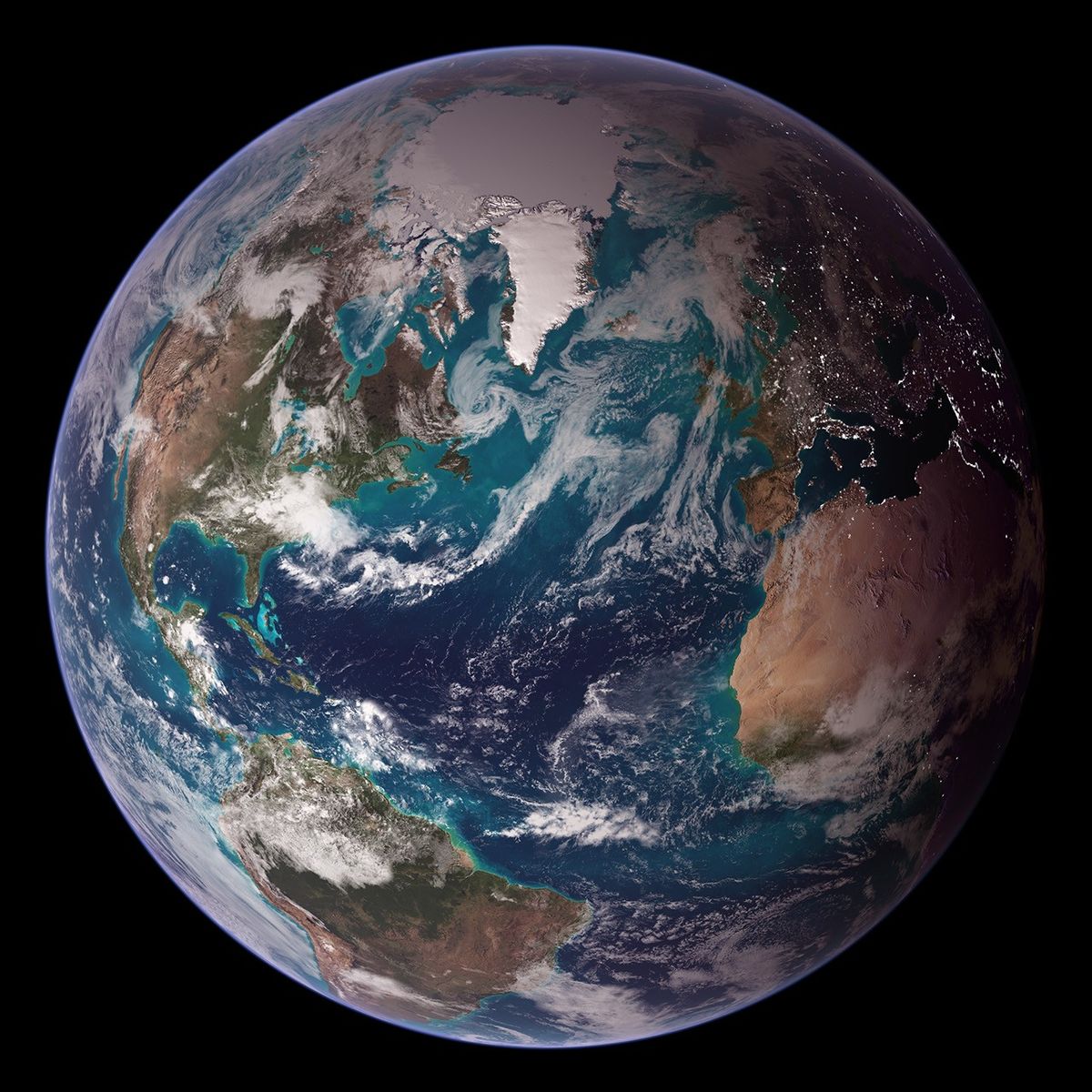 Earth from space, NASA Blue Marble