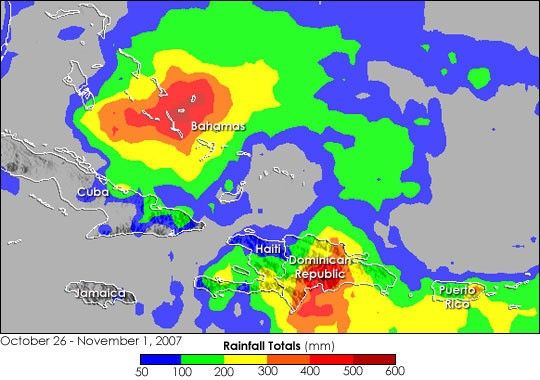 Rain from Tropical Storm Noel - NASA Science