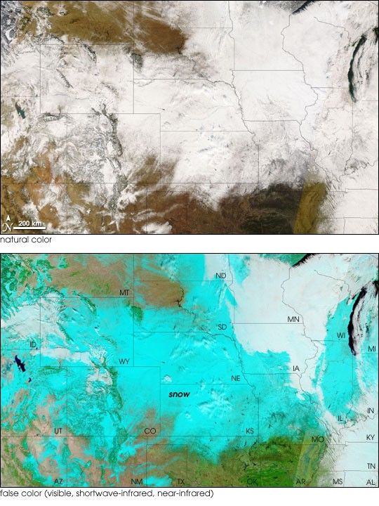 Mid-December Snowstorm in United States