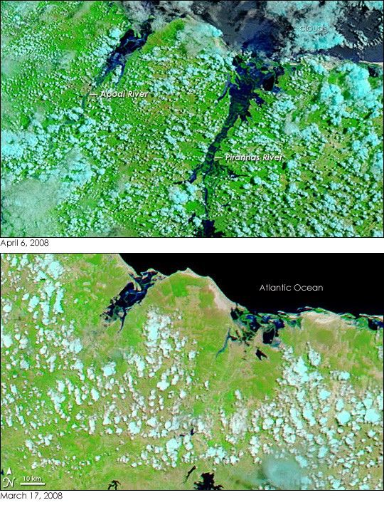 Floods in Northeast Brazil