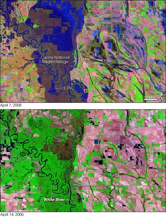 Flooding on the White River