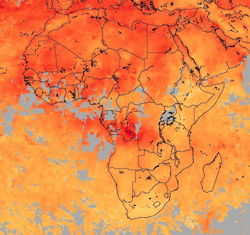 Carbon Monoxide from Central African Fires - NASA Science