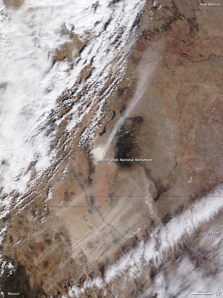 
			Dust Storm in New Mexico - NASA Science			