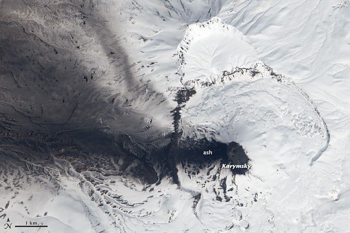 Black Ash, White Snow, and Blue Acid - NASA Science