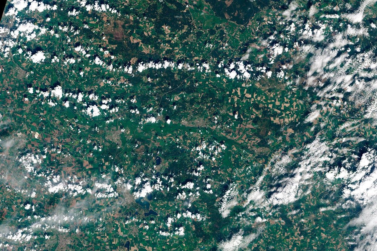 Surging Elbe in Wittenberg