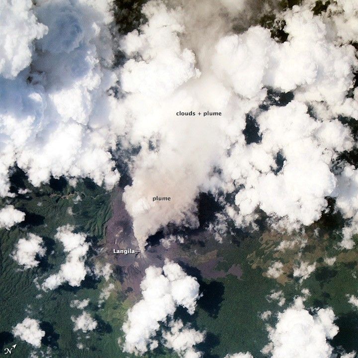 Ash Plume from Langila - related image preview