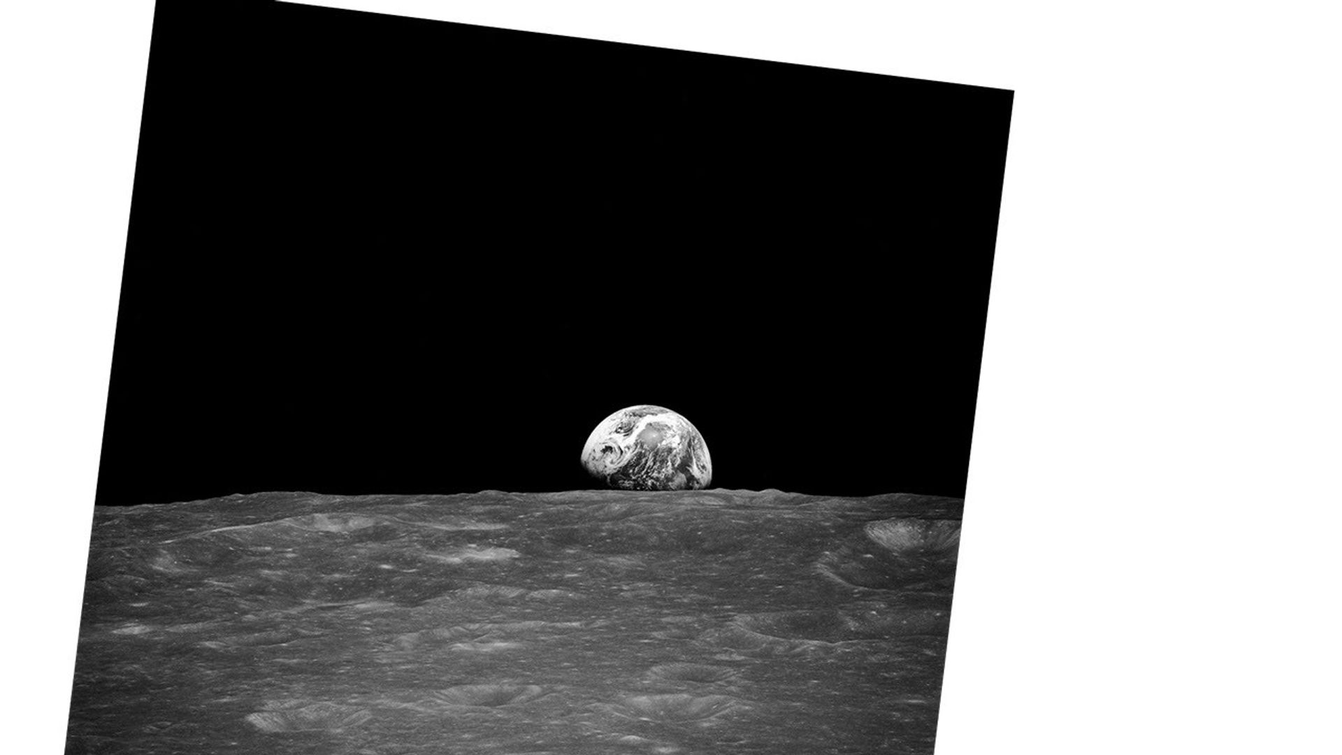 Apollo 8 Photo - December 24, 1968