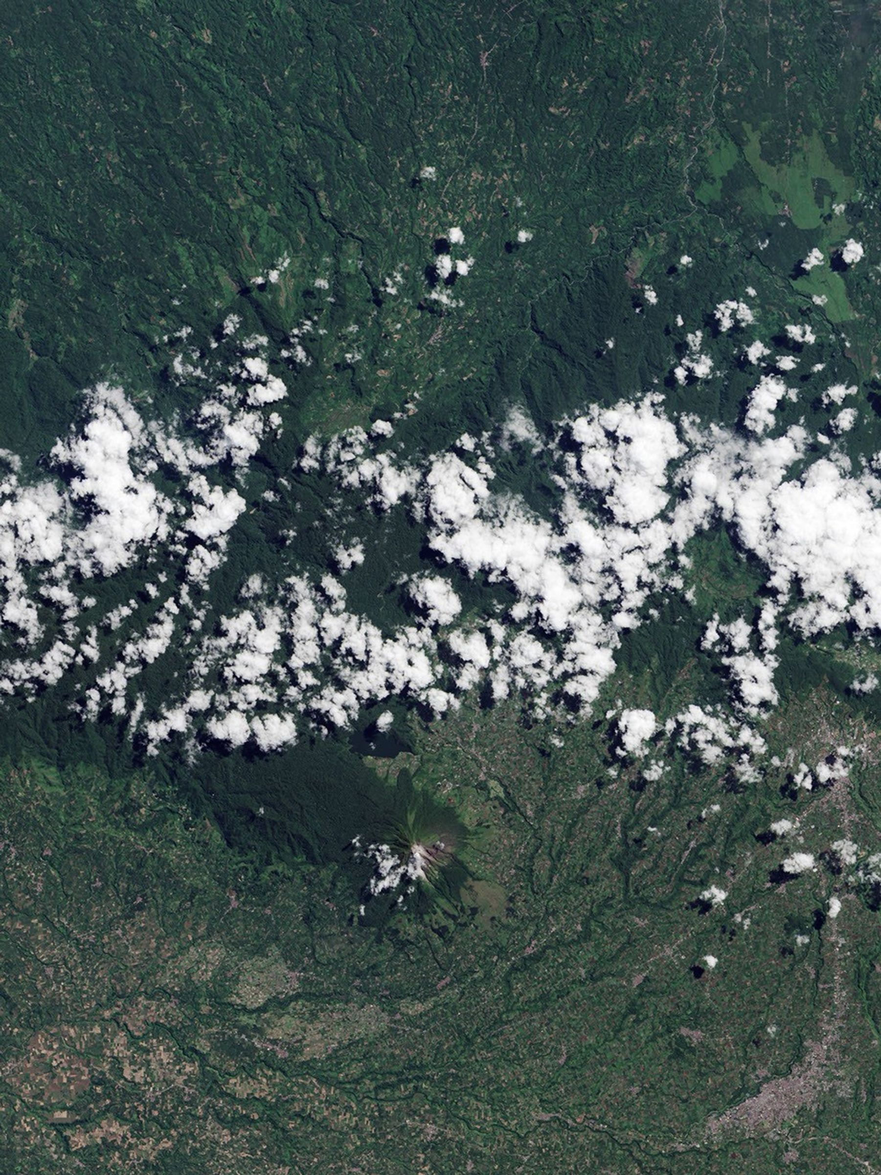 Changed Landscape Around Sinabung