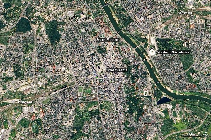 
			Warsaw, Poland - NASA Science			