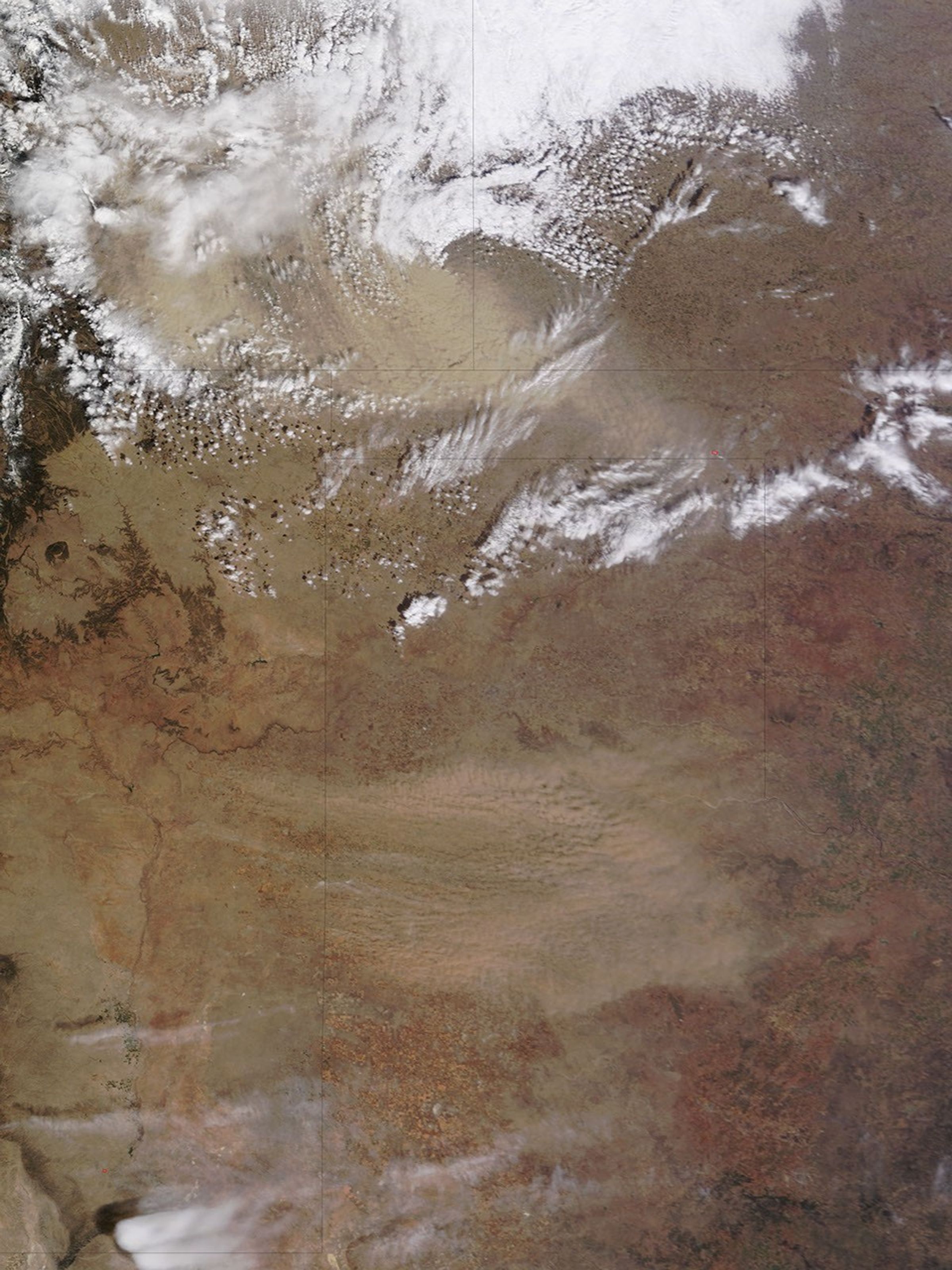 Terra MODIS (1:15 pm CDT) - March 18, 2014