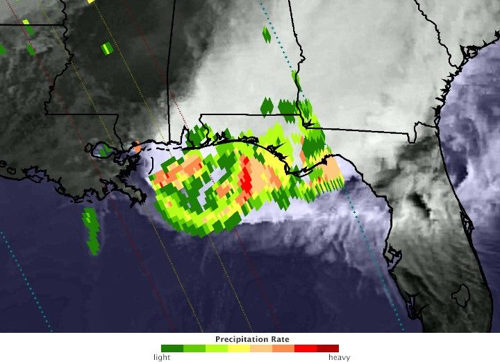 Record-Setting Rain Floods the Southern U.S.