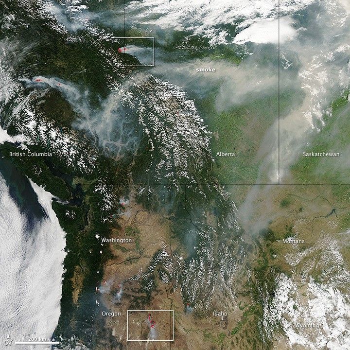 A Rash of Fire in Canada and the Pacific Northwest