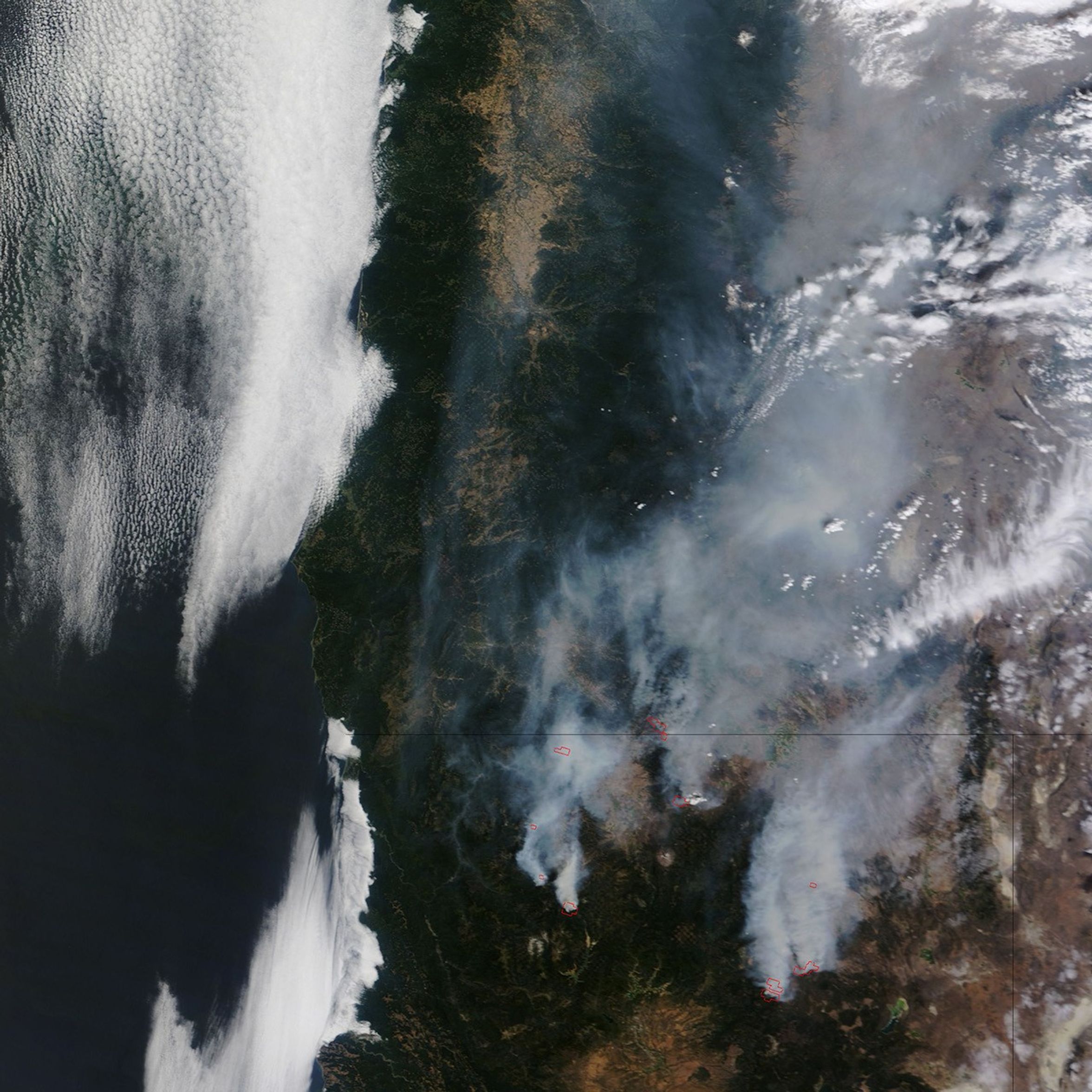 Evolution of Pyrocumulus over California