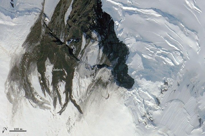 Quake-Induced Avalanche?