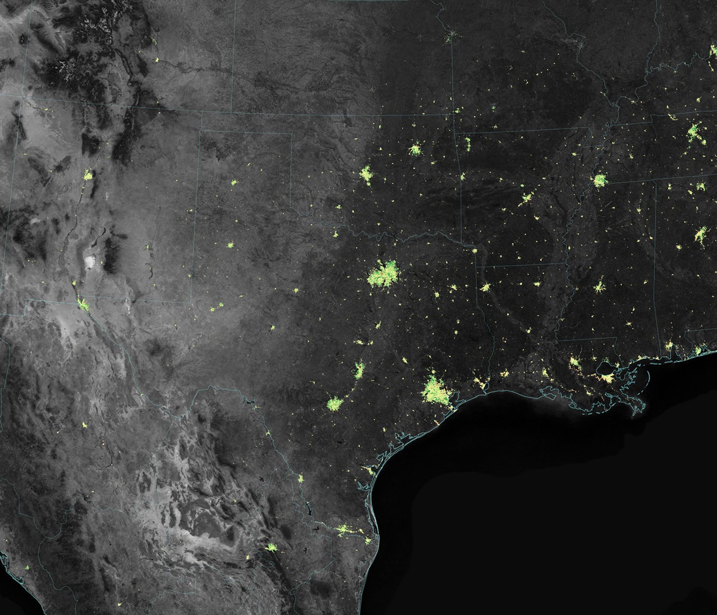Even from Space, Holidays Shine Brightly