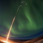 Rocketing into the Northern Lights