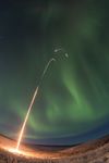 Rocketing into the Northern Lights