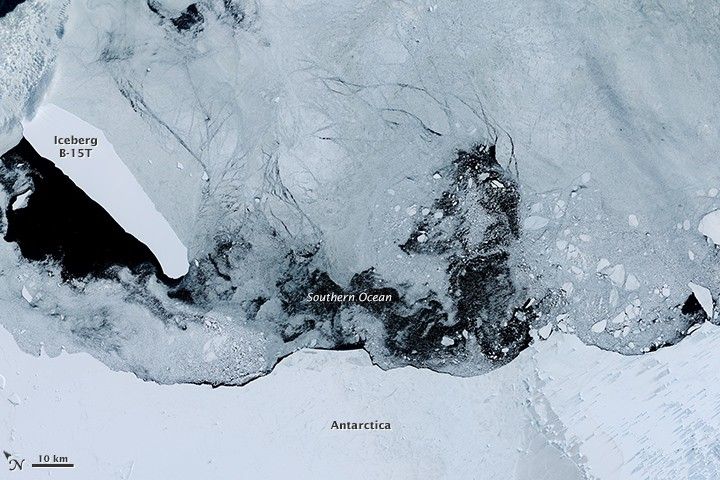 Iceberg B-15T Still Adrift - NASA Science