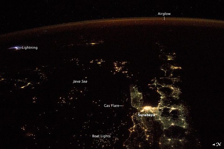 Just Another Night Over Java - NASA Science