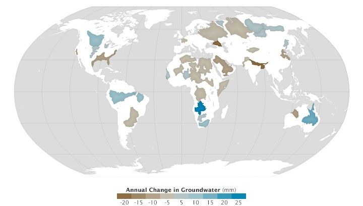 Global Groundwater Basins in Distress