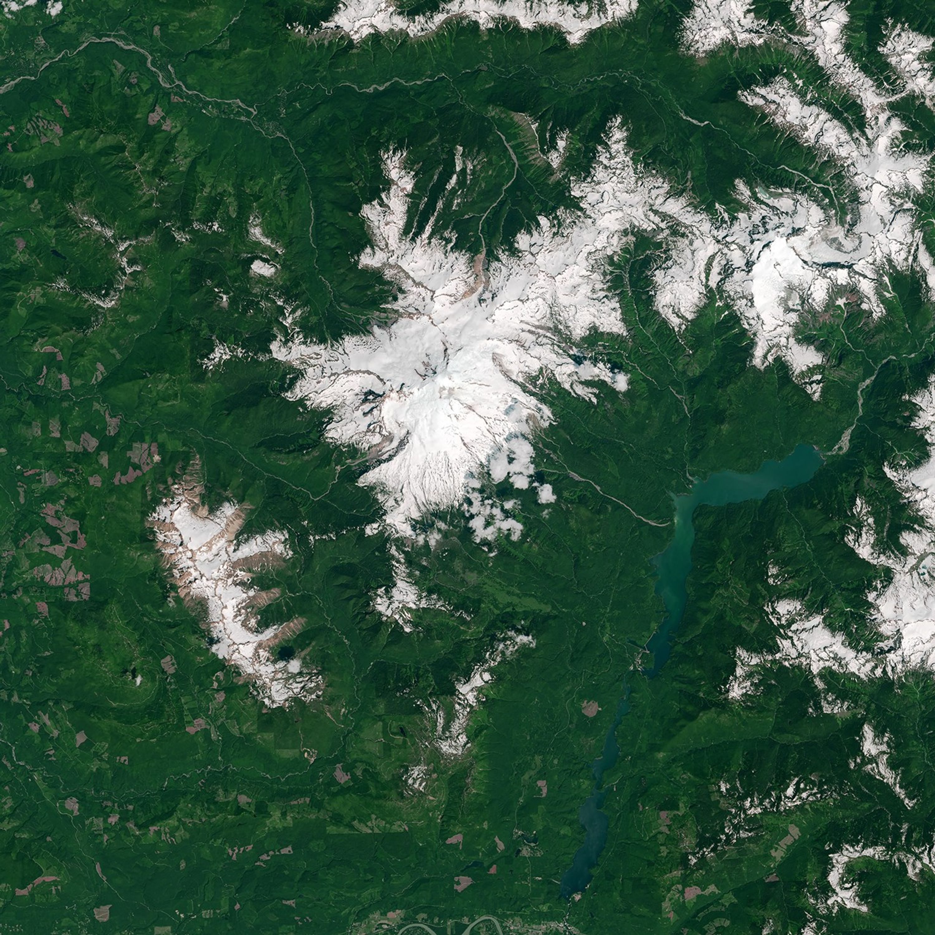 Snow Drought on Mount Baker
