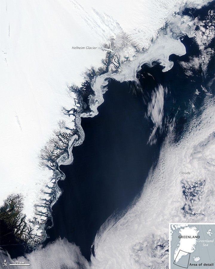 Sea Ice near Greenland - NASA Science