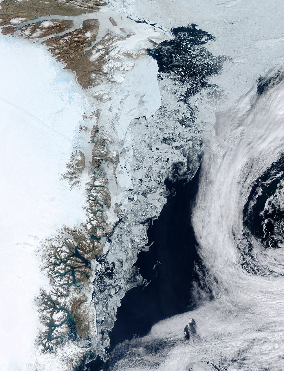 Sea Ice near Greenland - NASA Science