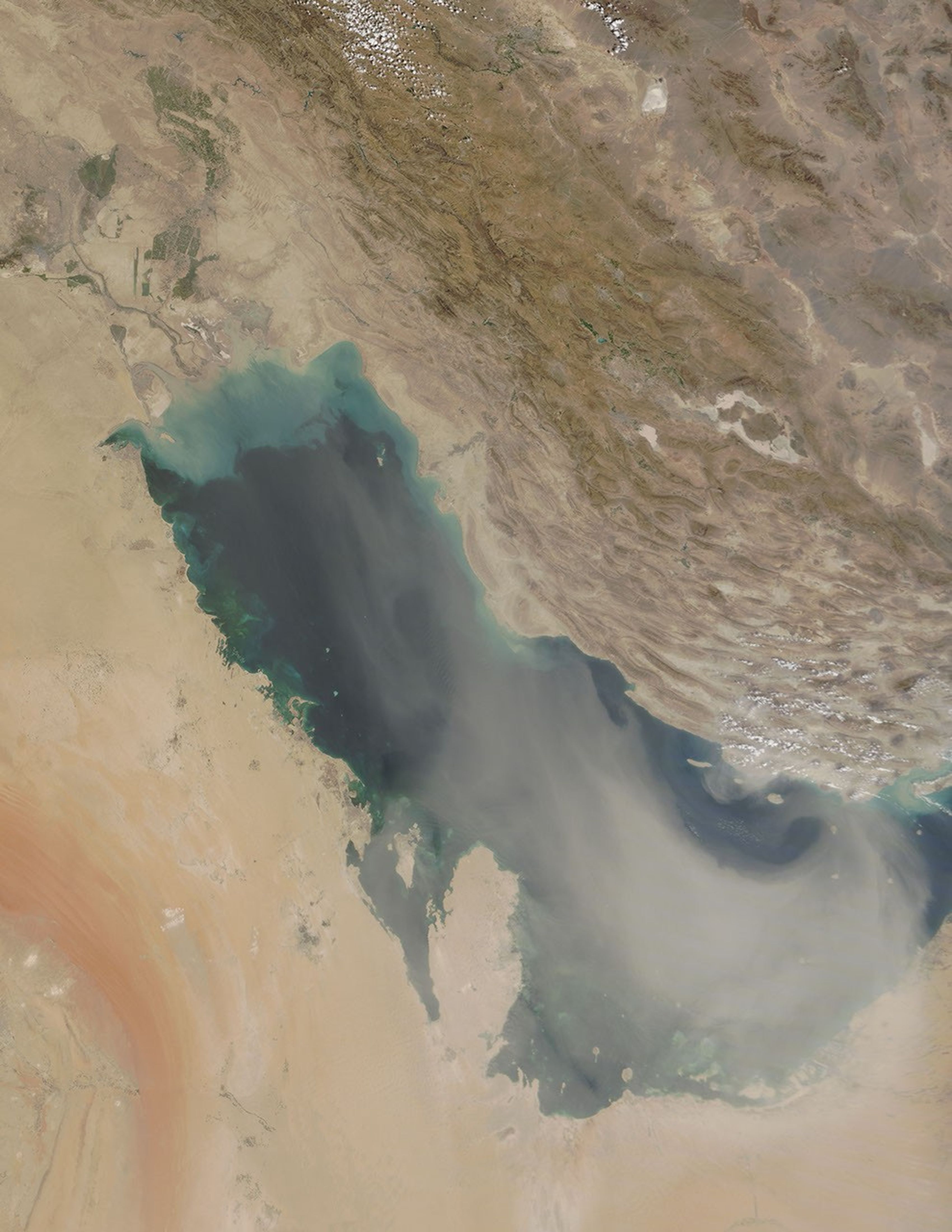 Dust Marches Across Iraq and Iran