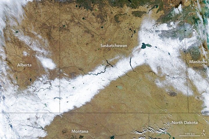 Early Winter Weather Across North America
