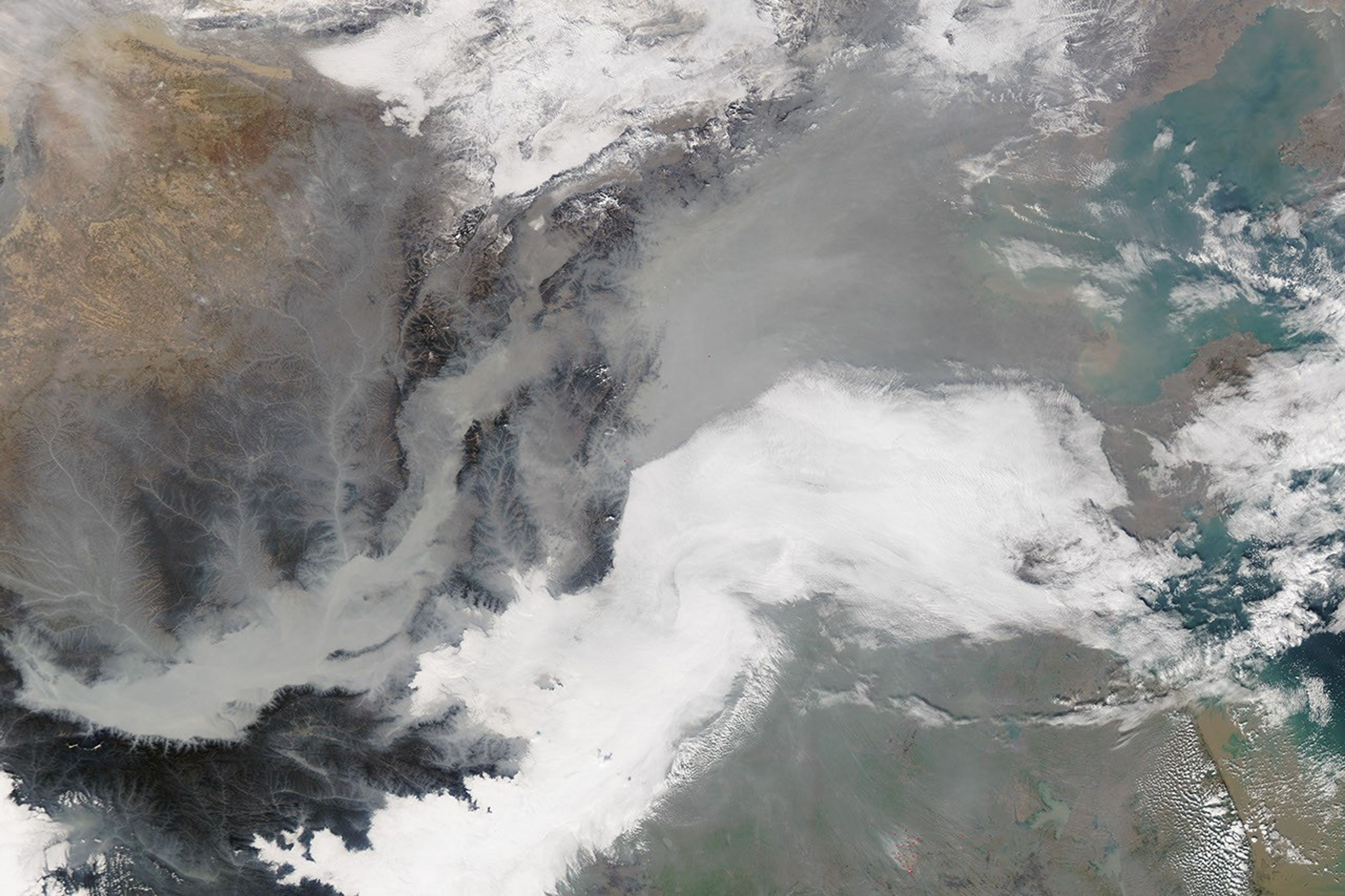 Haze over Eastern China