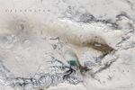 Dusty Snow in Central Asia