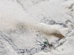 Dusty Snow in Central Asia