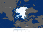 Arctic Sea Ice Minimum Ties Second Lowest on Record