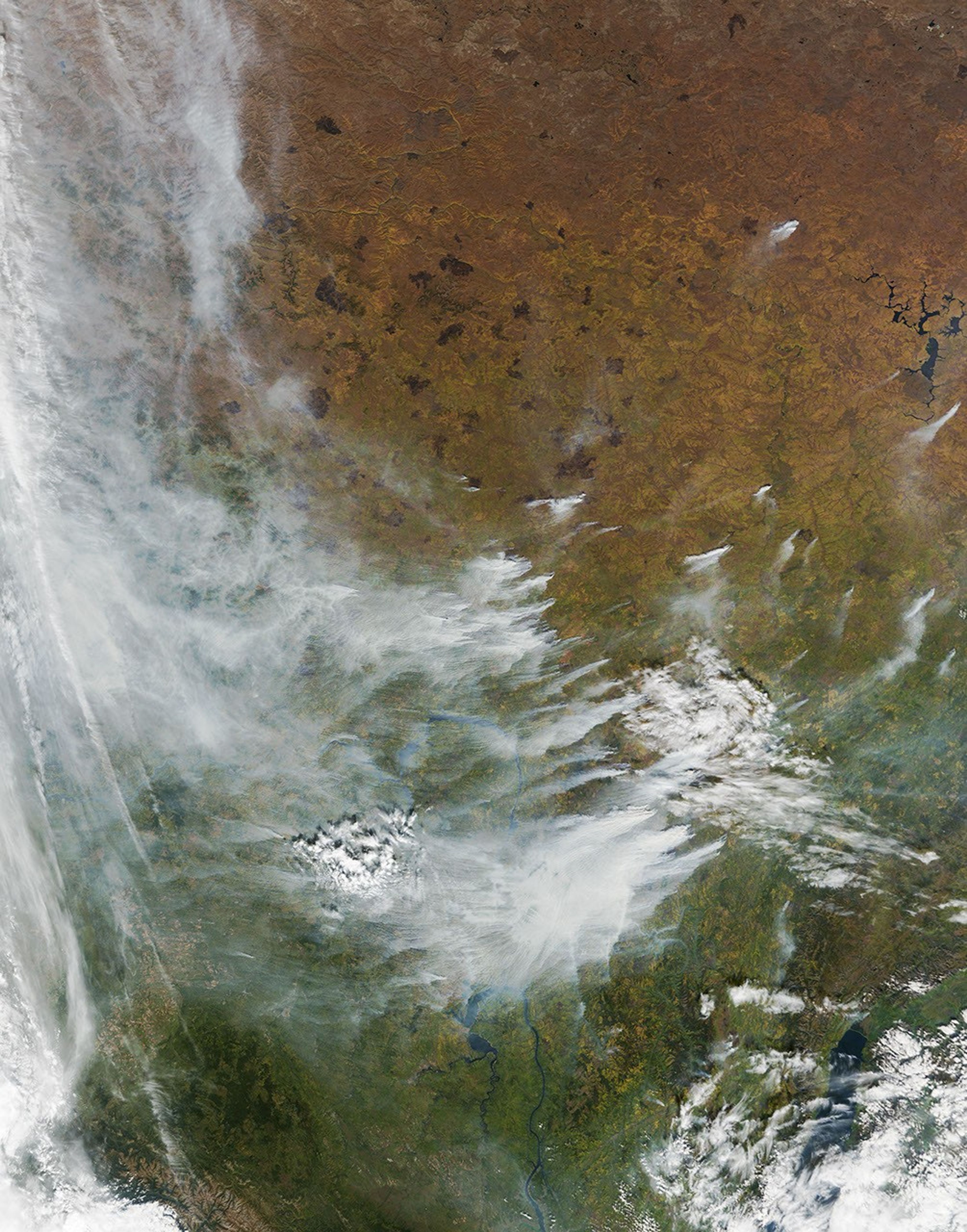 Fires  and Fall in Russia